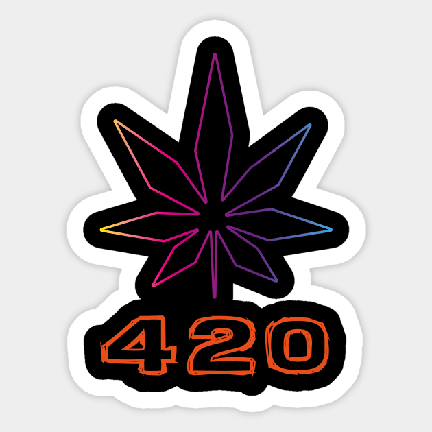 420 Sticker by Fl_Desinger
